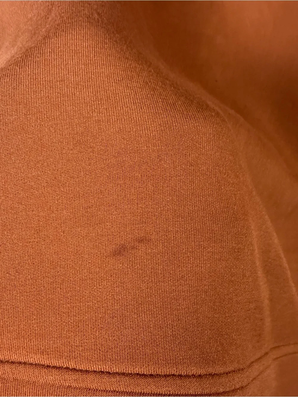 Varley Doublesoft Tabor Raglan Tee Clay Orange Size XS Cozy Top 3/4 Sleeve - Picture 4 of 10